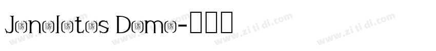 Janelotus Demo字体转换